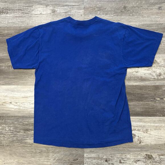 Vintage Disney Mickey Unlimited Velva Sheen Blue Mens XL Mickey Mouse T-Shirt - Picture 2 of 8